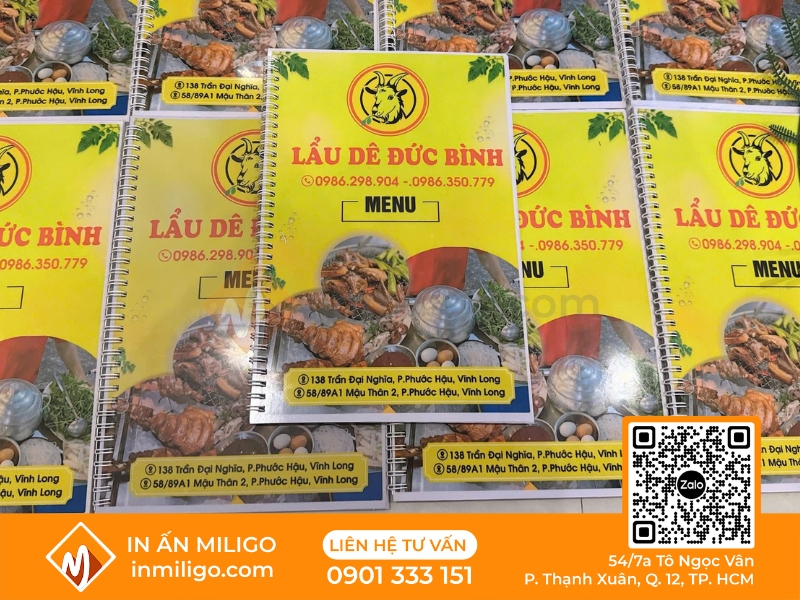 Menu lò xo