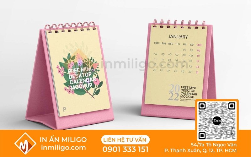 lịch mini để bàn