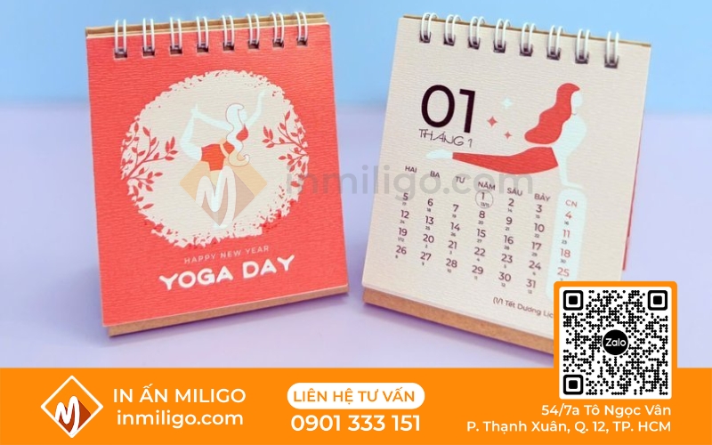 lịch mini để bàn