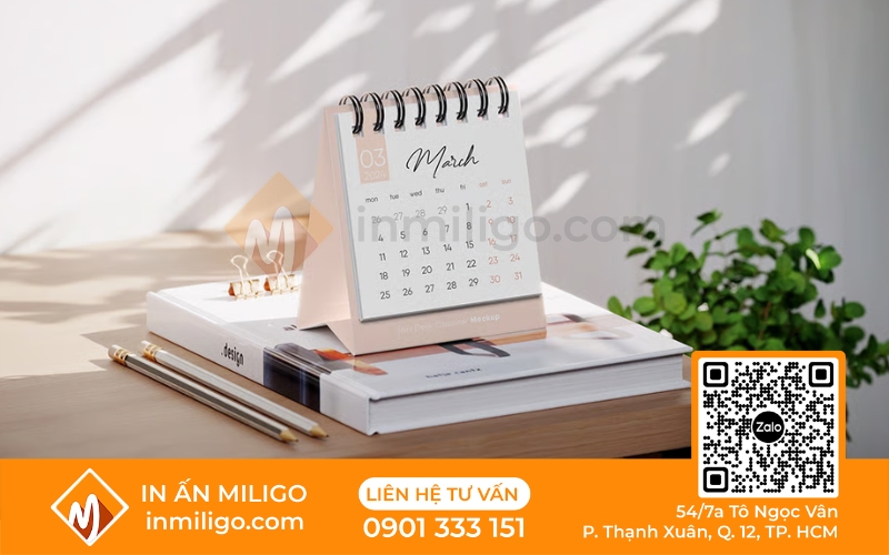 lịch mini để bàn