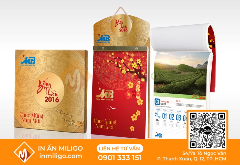 in lịch ngân hàng