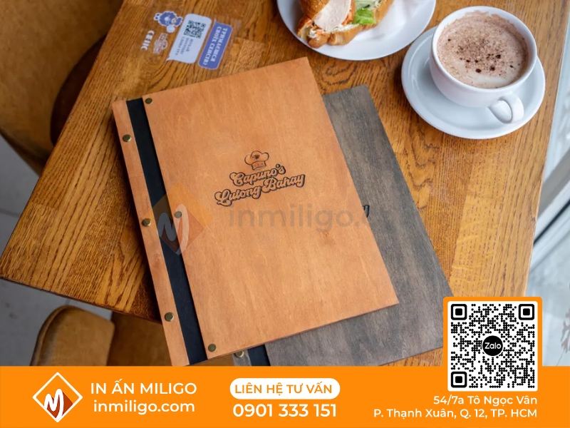 Menu nhà hàng âu