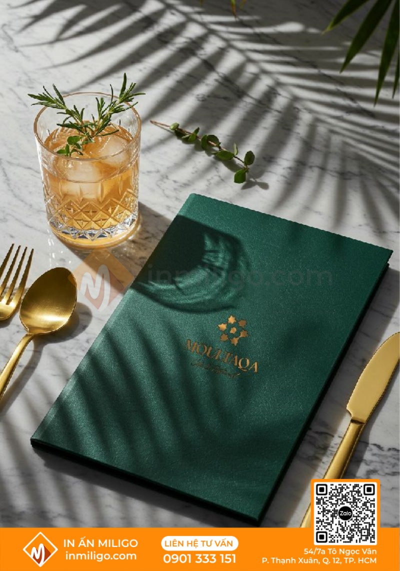 Menu nhà hàng chay