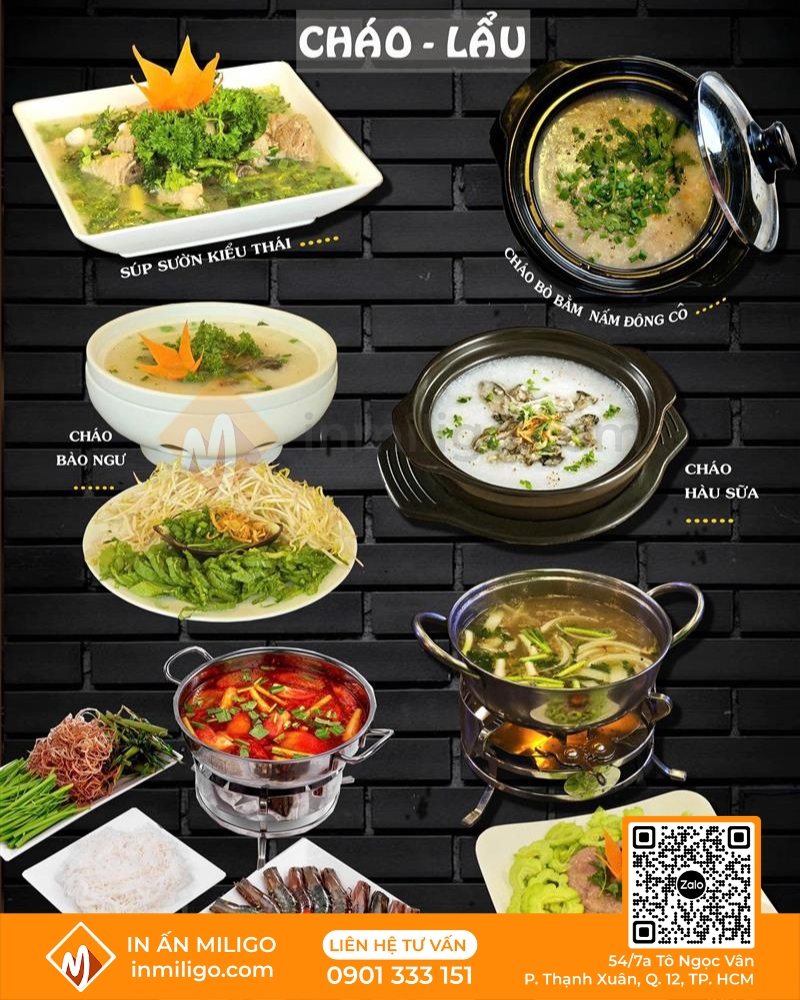 Menu quán karaoke