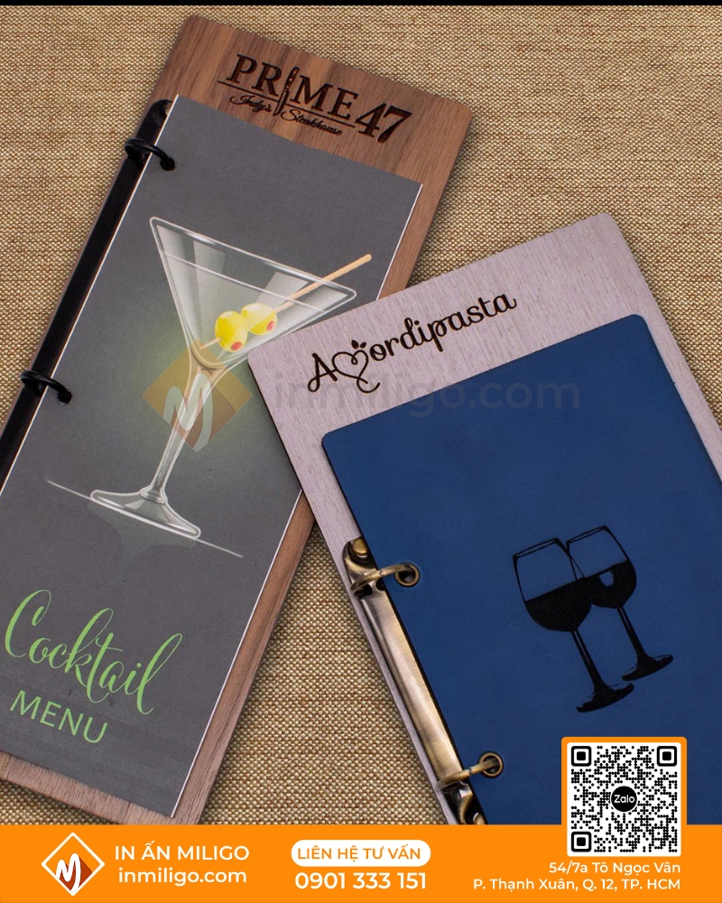 Menu quán karaoke