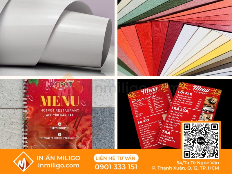 Mẫu menu tết