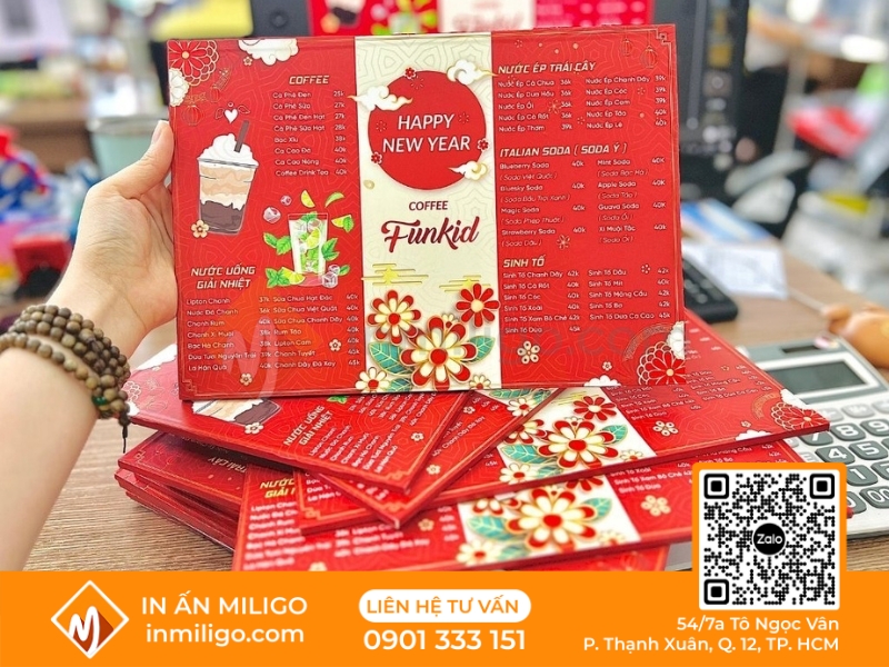 Mẫu menu tết