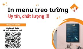 In menu treo tường