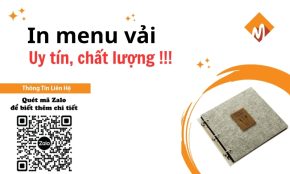 In menu vải