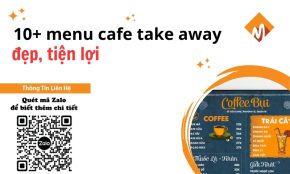 Menu cafe take away