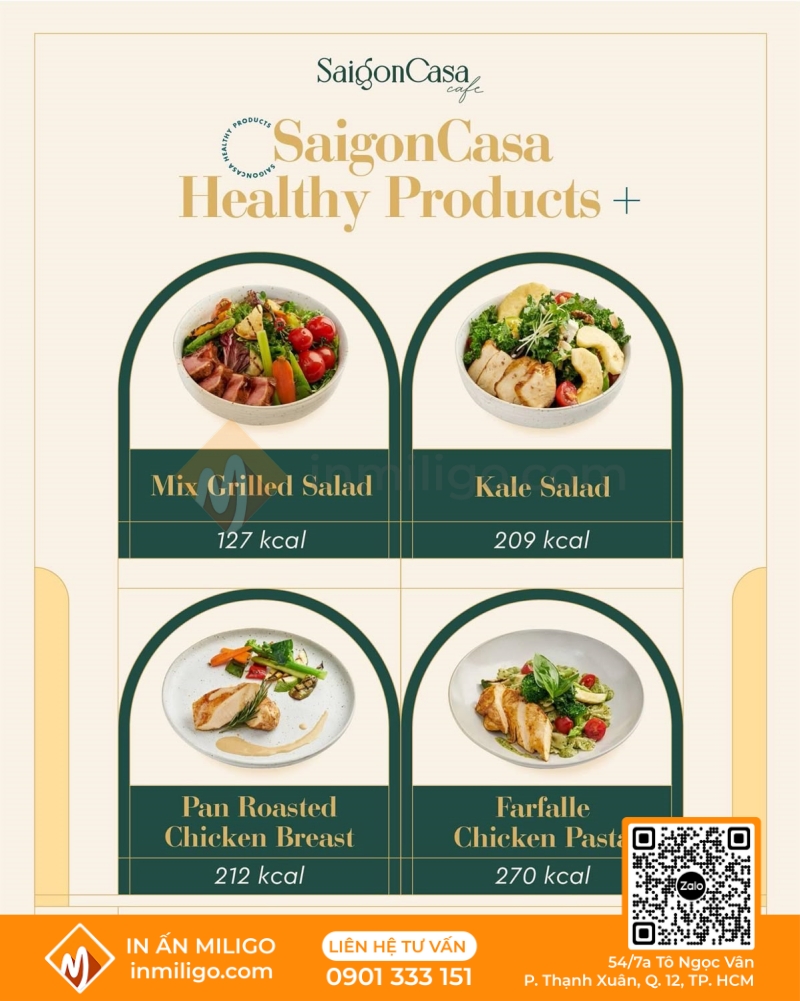 Menu tờ rơi