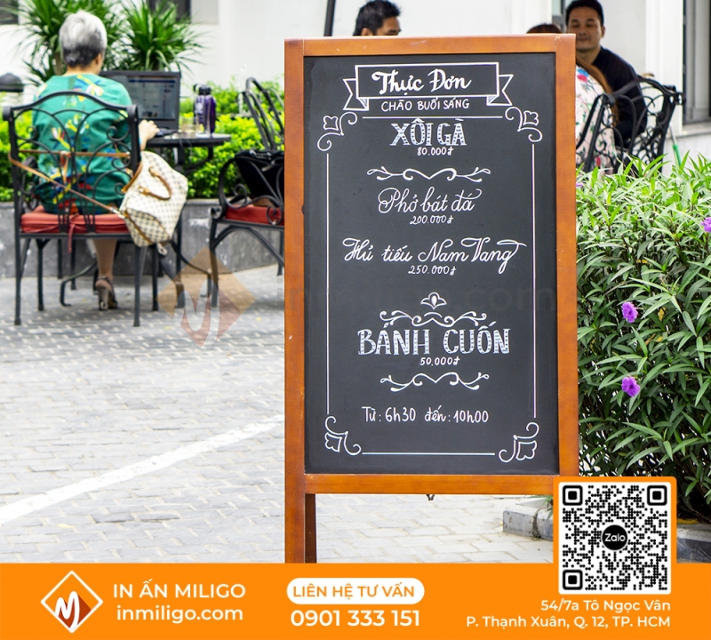 Menu vintage